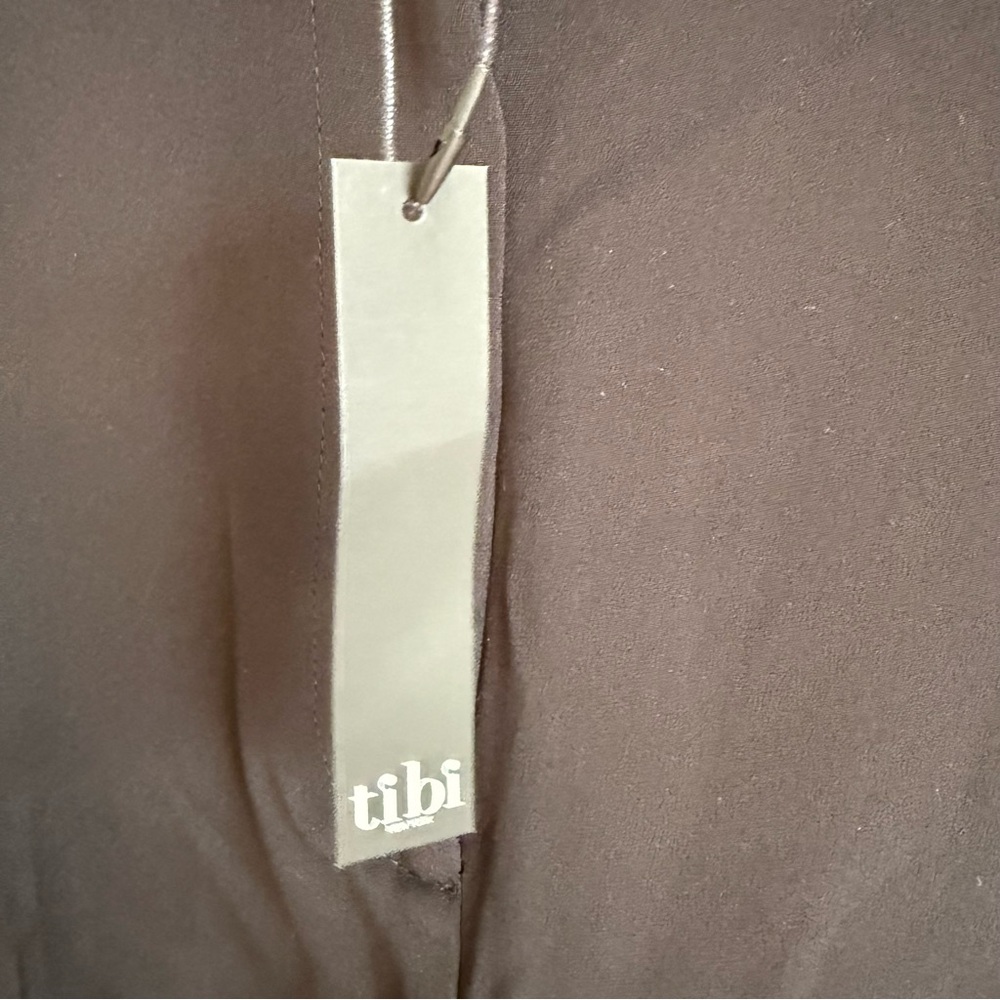 Tibi Elegant Black Silk Shorts Size 12 - Picture 6 of 11